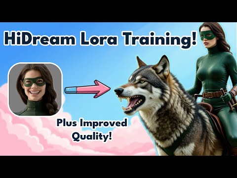 HiDream AI Lora Training! Improved Image Quality &amp; Diffusion Pipe User Interface