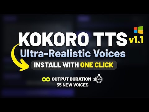 Most Realistic AI Text to speech! 100% Free, No Copyright, Offline | Kokoro TTS v1 - Easy Setup